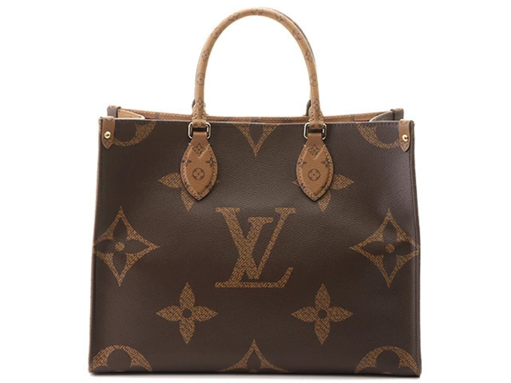LOUIS VUITTON Tote Bag On The Go Giant Monogram